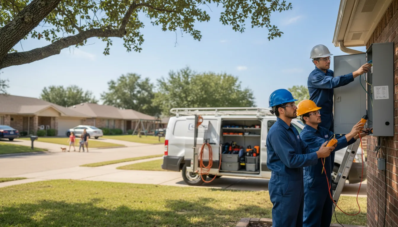 Certified electrician providing emergency electrical services in Hoskins, NE